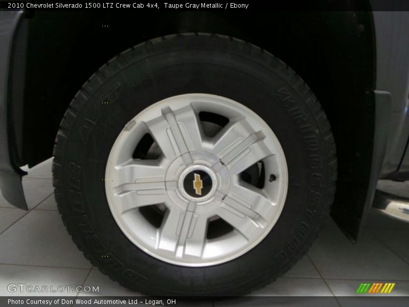 Taupe Gray Metallic / Ebony 2010 Chevrolet Silverado 1500 LTZ Crew Cab 4x4