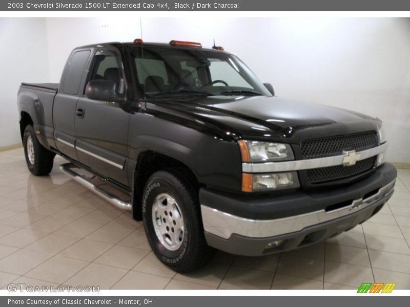 Black / Dark Charcoal 2003 Chevrolet Silverado 1500 LT Extended Cab 4x4
