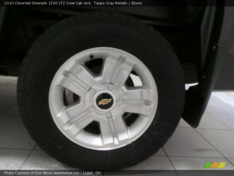 Taupe Gray Metallic / Ebony 2010 Chevrolet Silverado 1500 LTZ Crew Cab 4x4