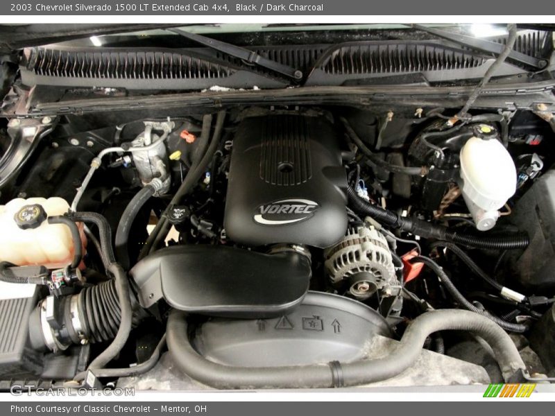 Black / Dark Charcoal 2003 Chevrolet Silverado 1500 LT Extended Cab 4x4
