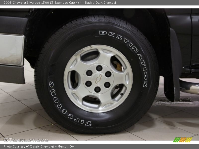 Black / Dark Charcoal 2003 Chevrolet Silverado 1500 LT Extended Cab 4x4