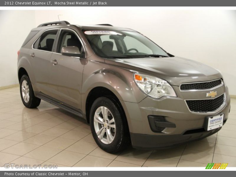 Mocha Steel Metallic / Jet Black 2012 Chevrolet Equinox LT