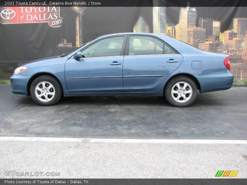 Catalina Blue Metallic / Stone 2003 Toyota Camry LE