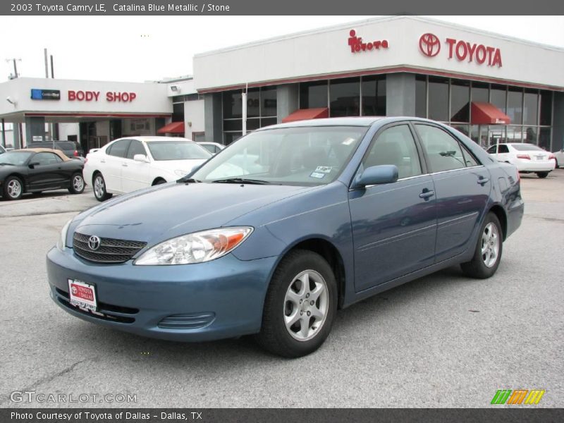 Catalina Blue Metallic / Stone 2003 Toyota Camry LE