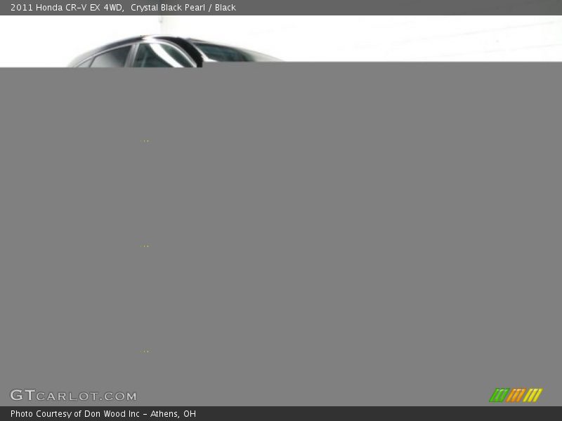 Crystal Black Pearl / Black 2011 Honda CR-V EX 4WD