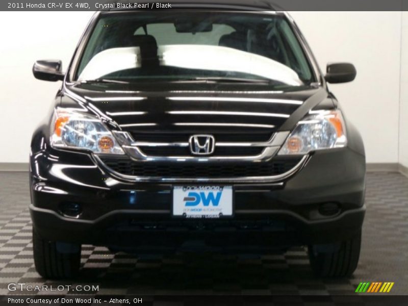 Crystal Black Pearl / Black 2011 Honda CR-V EX 4WD