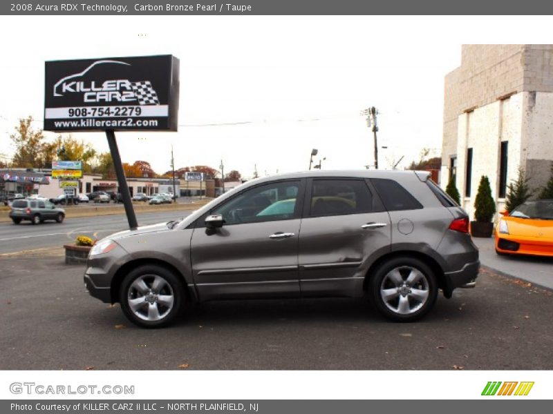 Carbon Bronze Pearl / Taupe 2008 Acura RDX Technology