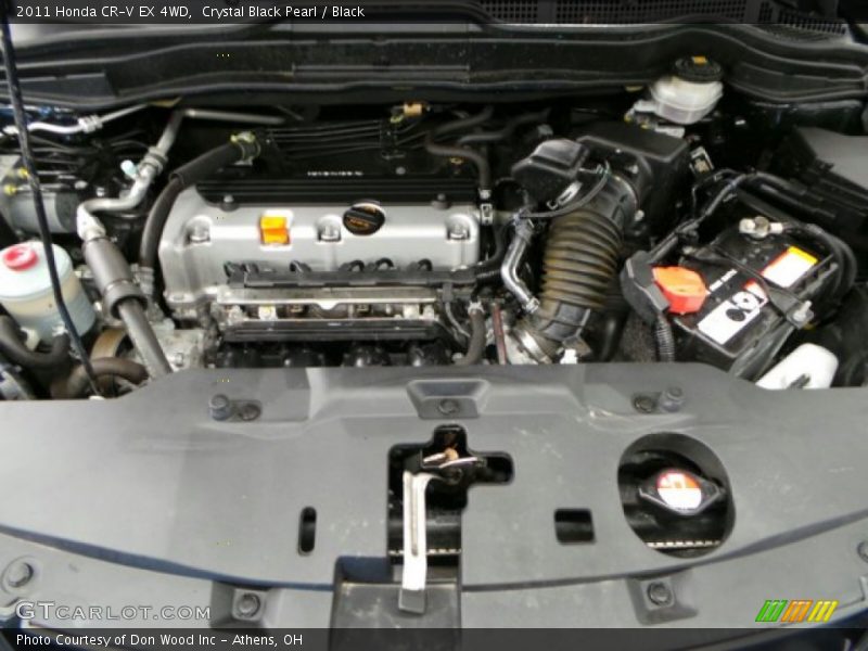 Crystal Black Pearl / Black 2011 Honda CR-V EX 4WD