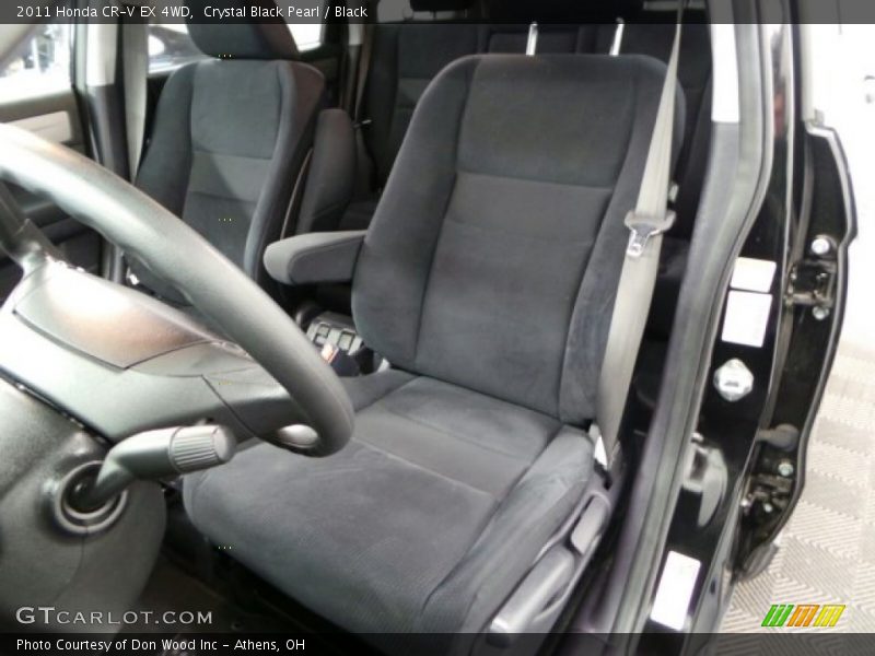 Crystal Black Pearl / Black 2011 Honda CR-V EX 4WD