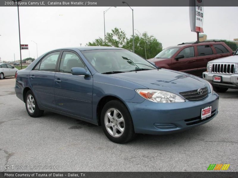 Catalina Blue Metallic / Stone 2003 Toyota Camry LE