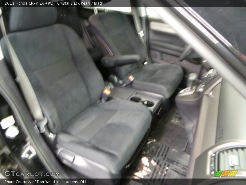 Crystal Black Pearl / Black 2011 Honda CR-V EX 4WD