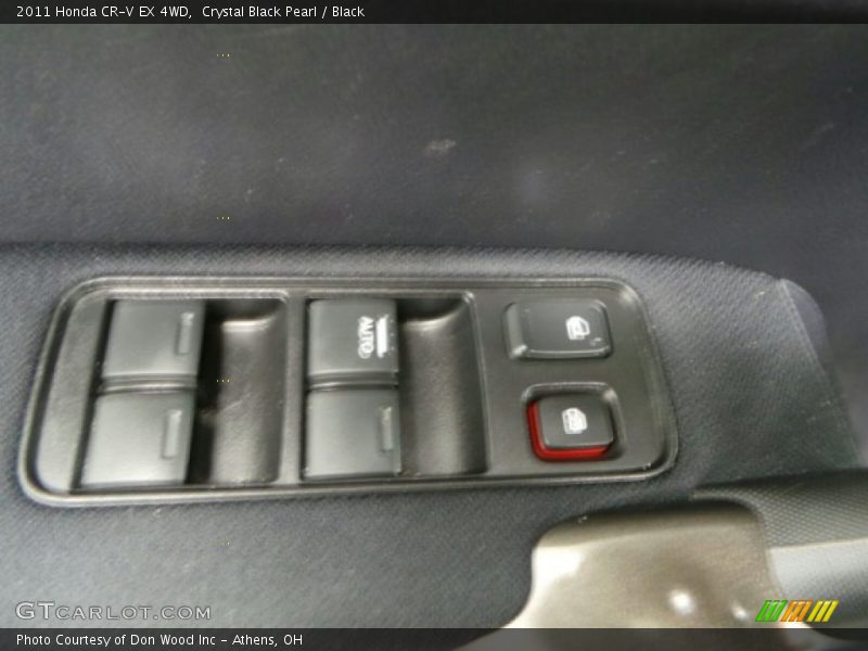 Crystal Black Pearl / Black 2011 Honda CR-V EX 4WD
