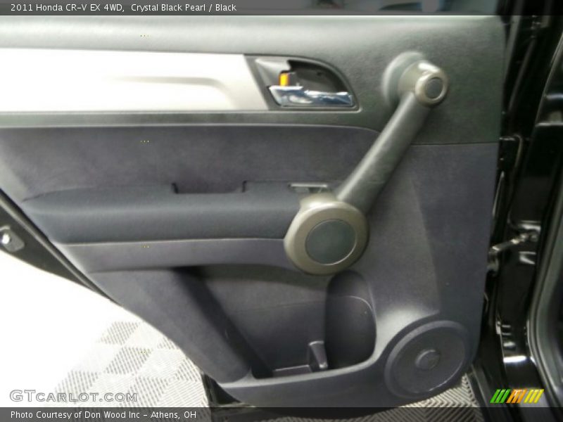 Crystal Black Pearl / Black 2011 Honda CR-V EX 4WD
