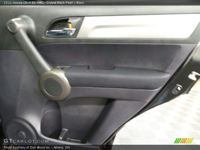 Crystal Black Pearl / Black 2011 Honda CR-V EX 4WD