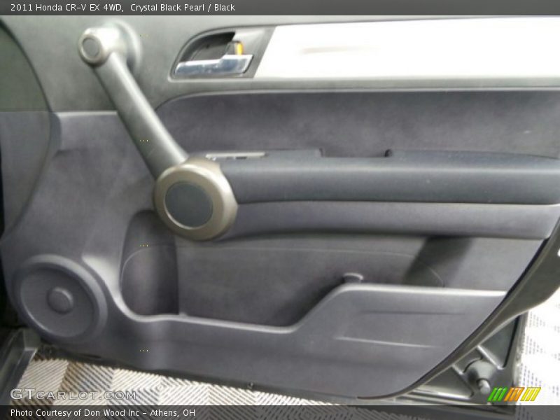 Crystal Black Pearl / Black 2011 Honda CR-V EX 4WD