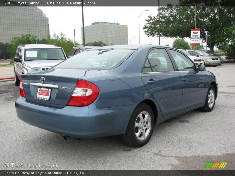 Catalina Blue Metallic / Stone 2003 Toyota Camry LE