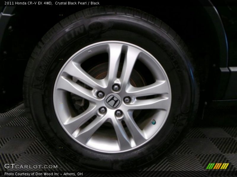 Crystal Black Pearl / Black 2011 Honda CR-V EX 4WD