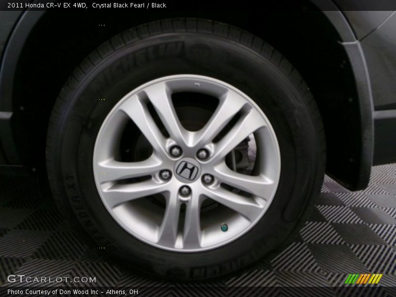 Crystal Black Pearl / Black 2011 Honda CR-V EX 4WD