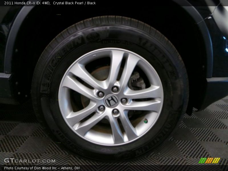 Crystal Black Pearl / Black 2011 Honda CR-V EX 4WD