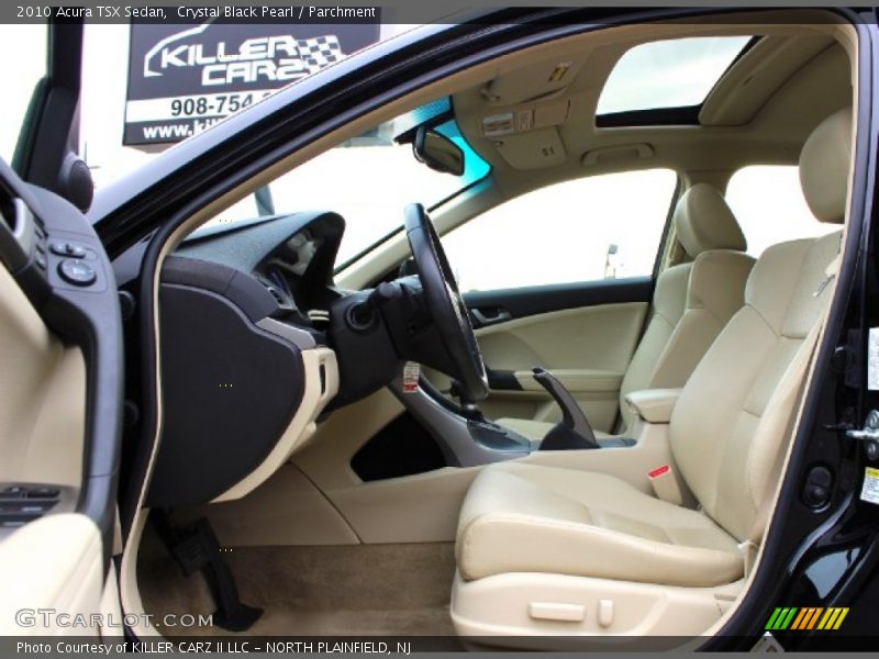Crystal Black Pearl / Parchment 2010 Acura TSX Sedan