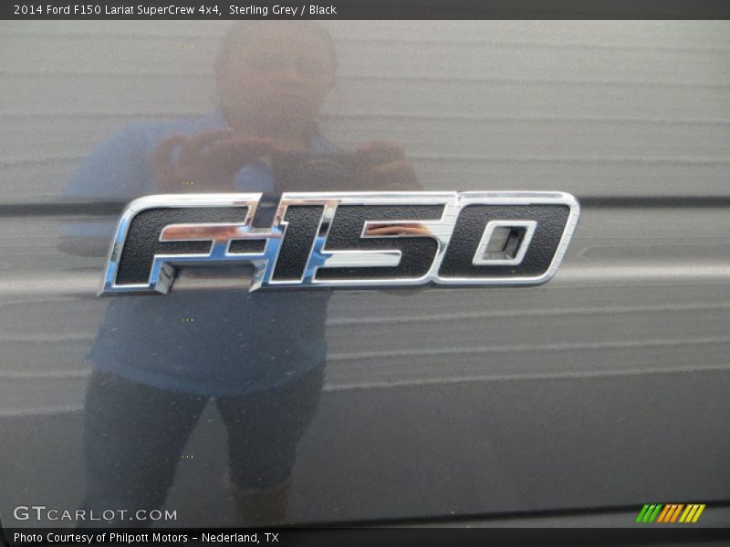 Sterling Grey / Black 2014 Ford F150 Lariat SuperCrew 4x4