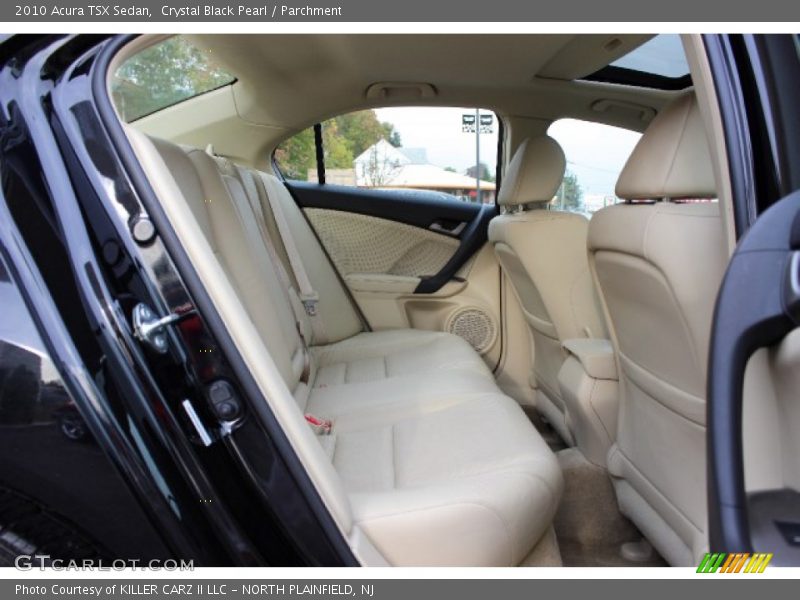 Crystal Black Pearl / Parchment 2010 Acura TSX Sedan