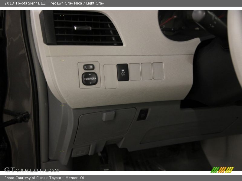 Predawn Gray Mica / Light Gray 2013 Toyota Sienna LE
