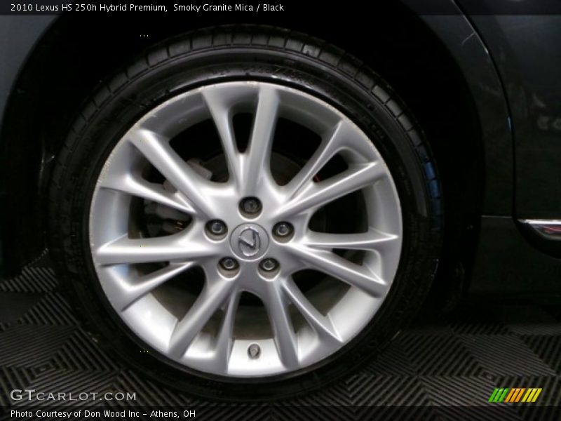 Smoky Granite Mica / Black 2010 Lexus HS 250h Hybrid Premium