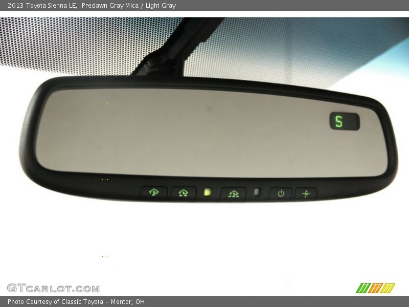 Predawn Gray Mica / Light Gray 2013 Toyota Sienna LE