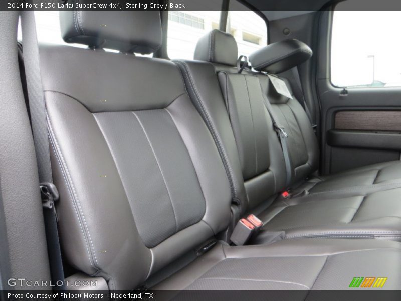 Sterling Grey / Black 2014 Ford F150 Lariat SuperCrew 4x4