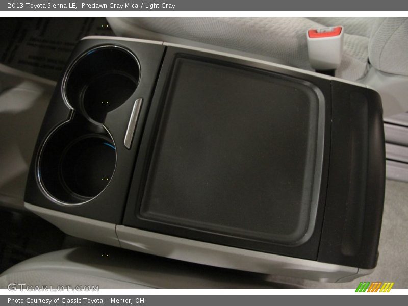 Predawn Gray Mica / Light Gray 2013 Toyota Sienna LE