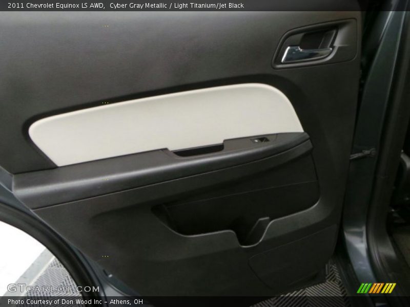 Cyber Gray Metallic / Light Titanium/Jet Black 2011 Chevrolet Equinox LS AWD