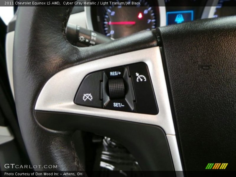 Cyber Gray Metallic / Light Titanium/Jet Black 2011 Chevrolet Equinox LS AWD
