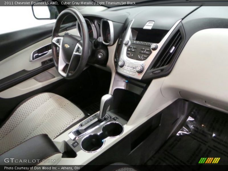 Cyber Gray Metallic / Light Titanium/Jet Black 2011 Chevrolet Equinox LS AWD