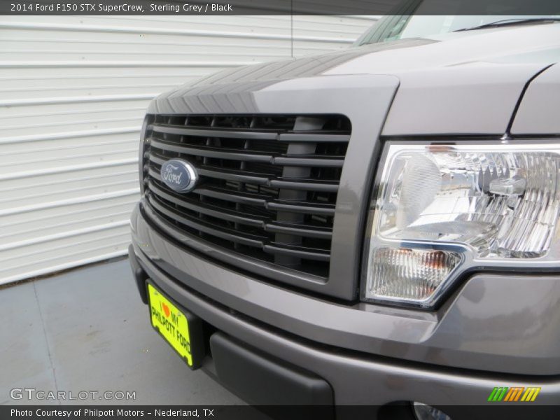 Sterling Grey / Black 2014 Ford F150 STX SuperCrew