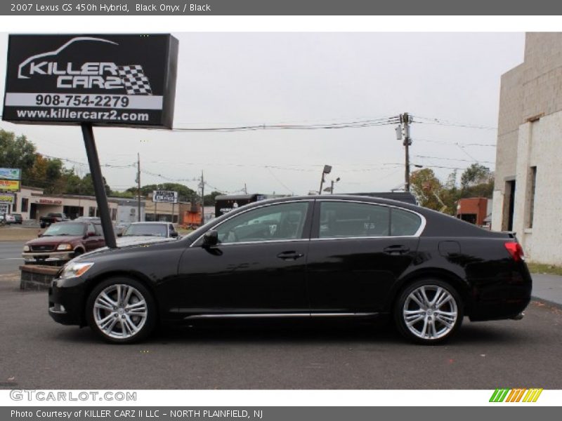 Black Onyx / Black 2007 Lexus GS 450h Hybrid