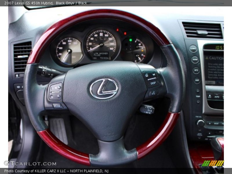 Black Onyx / Black 2007 Lexus GS 450h Hybrid