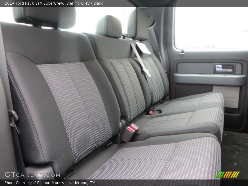 Rear Seat of 2014 F150 STX SuperCrew