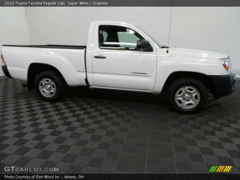 Super White / Graphite 2010 Toyota Tacoma Regular Cab