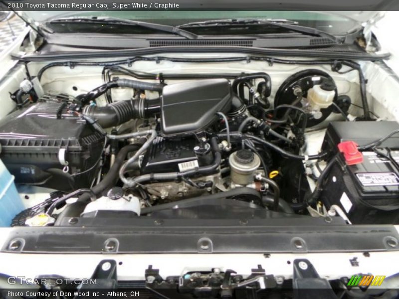 Super White / Graphite 2010 Toyota Tacoma Regular Cab
