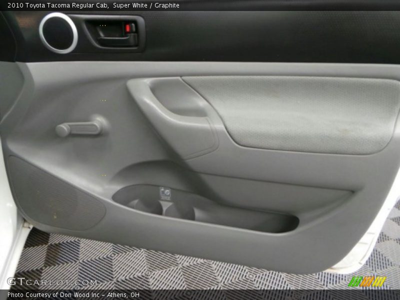 Super White / Graphite 2010 Toyota Tacoma Regular Cab
