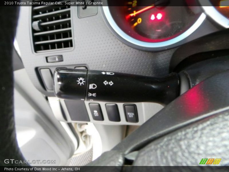 Super White / Graphite 2010 Toyota Tacoma Regular Cab
