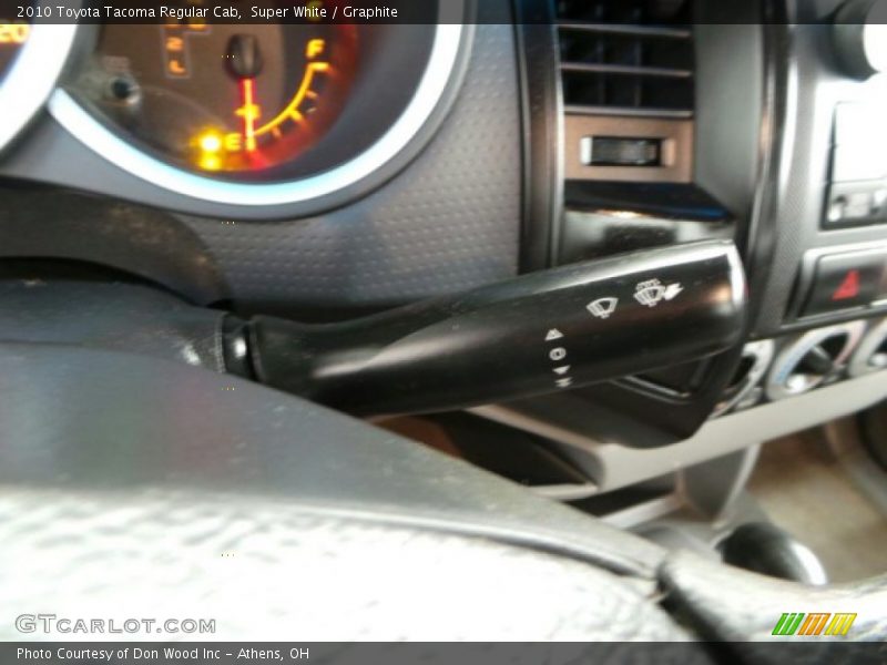 Super White / Graphite 2010 Toyota Tacoma Regular Cab