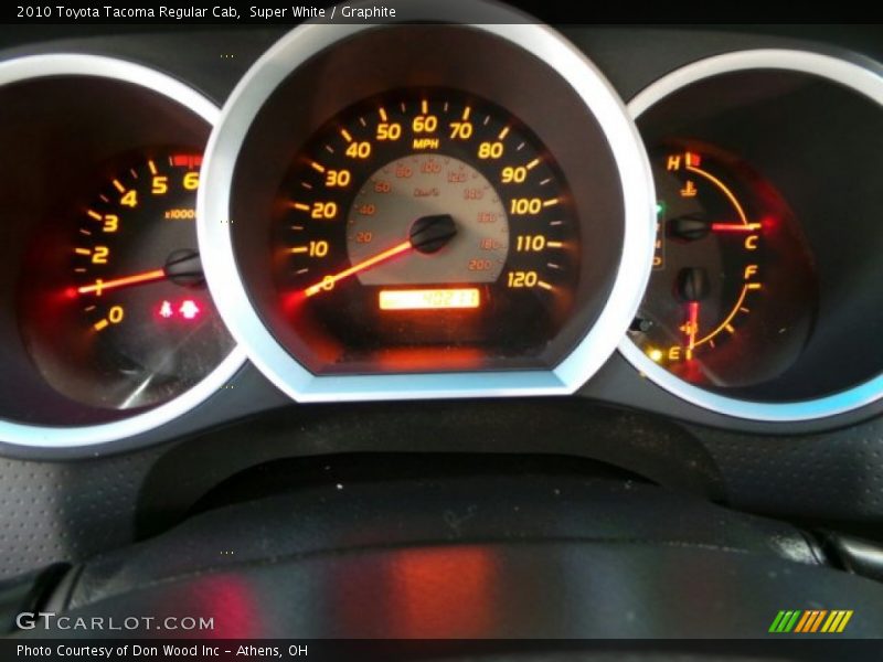 Super White / Graphite 2010 Toyota Tacoma Regular Cab