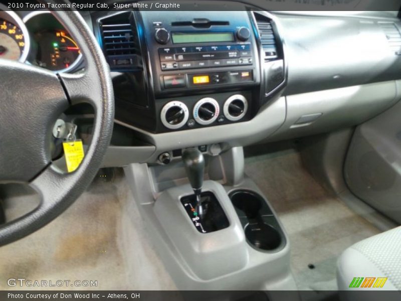 Super White / Graphite 2010 Toyota Tacoma Regular Cab