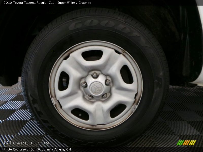 Super White / Graphite 2010 Toyota Tacoma Regular Cab