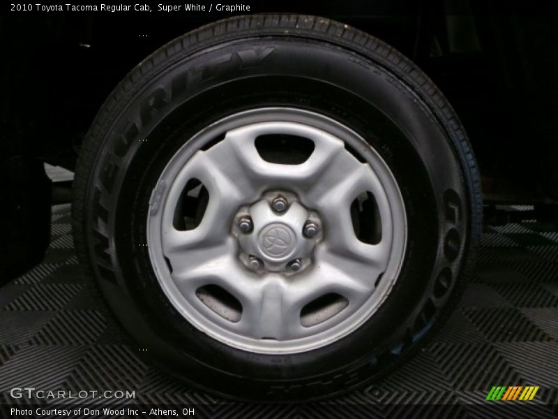 Super White / Graphite 2010 Toyota Tacoma Regular Cab