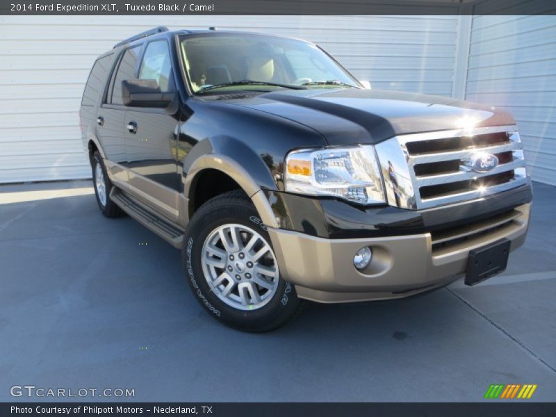 Tuxedo Black / Camel 2014 Ford Expedition XLT
