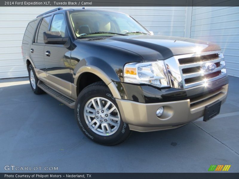 Tuxedo Black / Camel 2014 Ford Expedition XLT