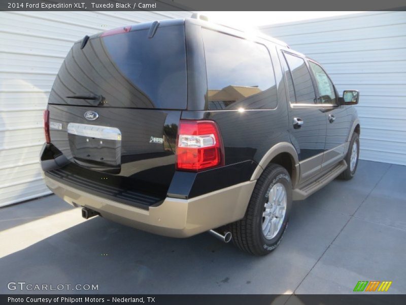 Tuxedo Black / Camel 2014 Ford Expedition XLT